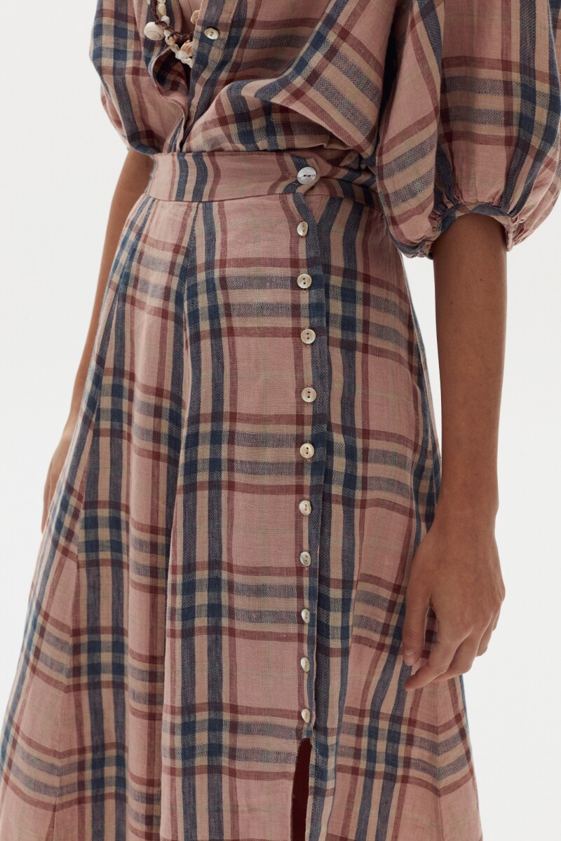 FALDA ALELI LINEN Rosa