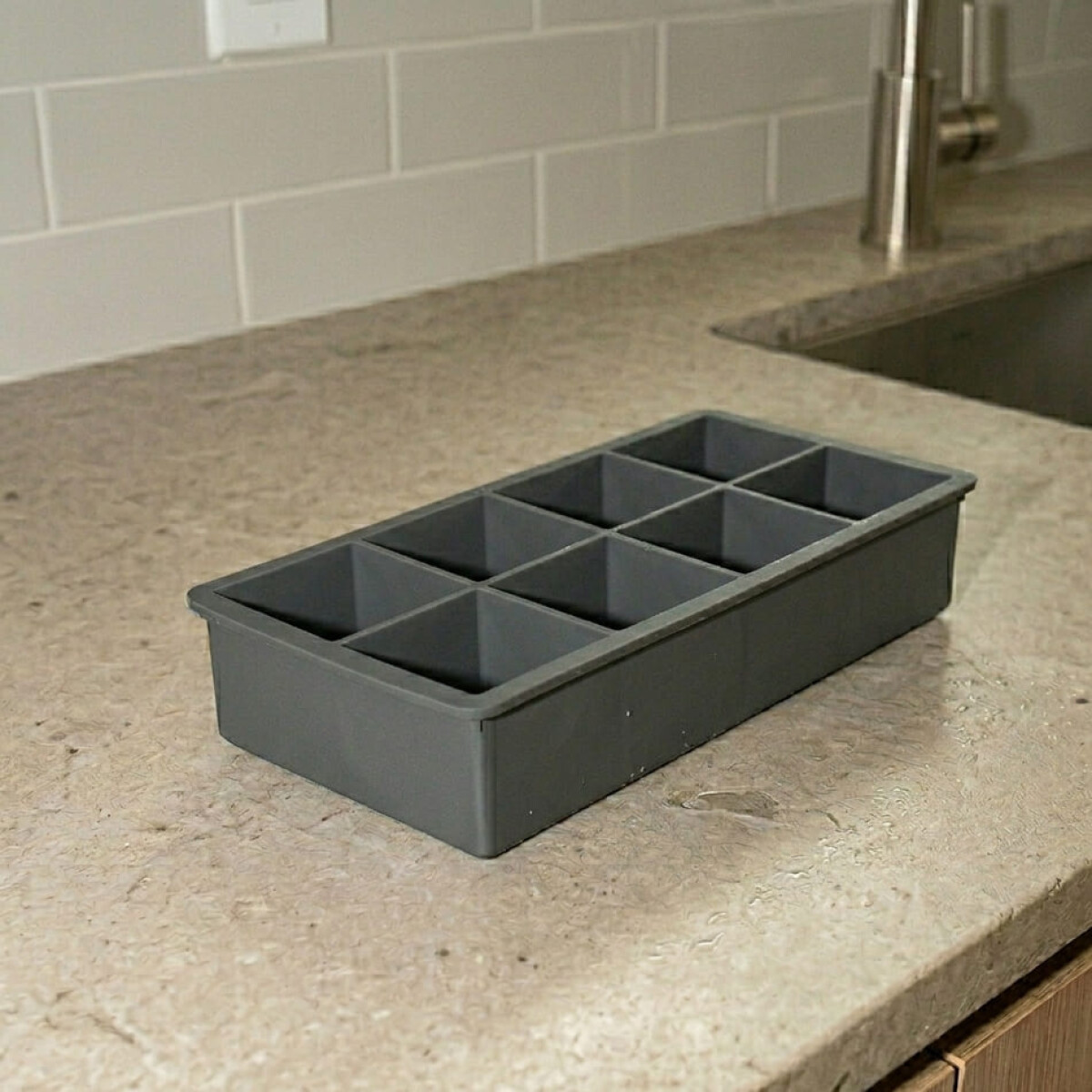 Cubetera hielera de silicona 8 cubos 