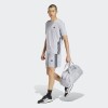 Remera Adidas Workout Essentials Base 3 Rayas Gris