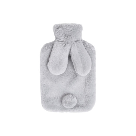 Bolsita de Agua Caliente 2L con Funda de Peluche Conejito Gris