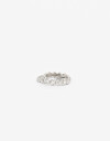 Sets Anillos Metal Set De Anillos Metal Con Strass - Plateado Rodio