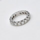 Anillo Sin Fin En Oro 18K Blanco Y Brillantes Anillo Sin Fin En Oro 18K Blanco Y Brillantes