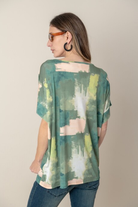 REMERA GIENNAH Verde seco
