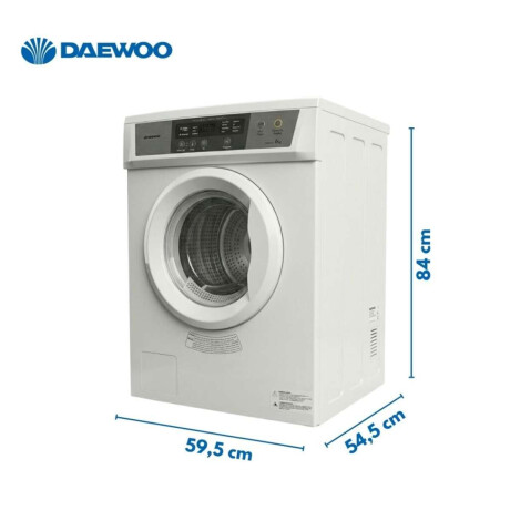 Secarropas 6kg Daewoo Panel Digital Color blanco