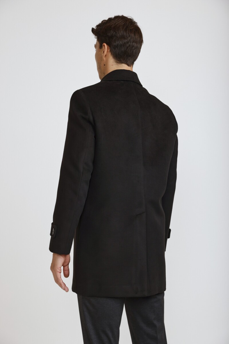 ABRIGO CARCOAT NEGRO