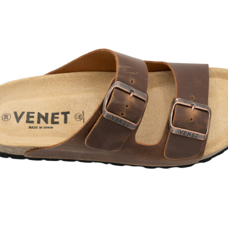 SANDALIAS VENET - CUERO PARIS TOSTADO