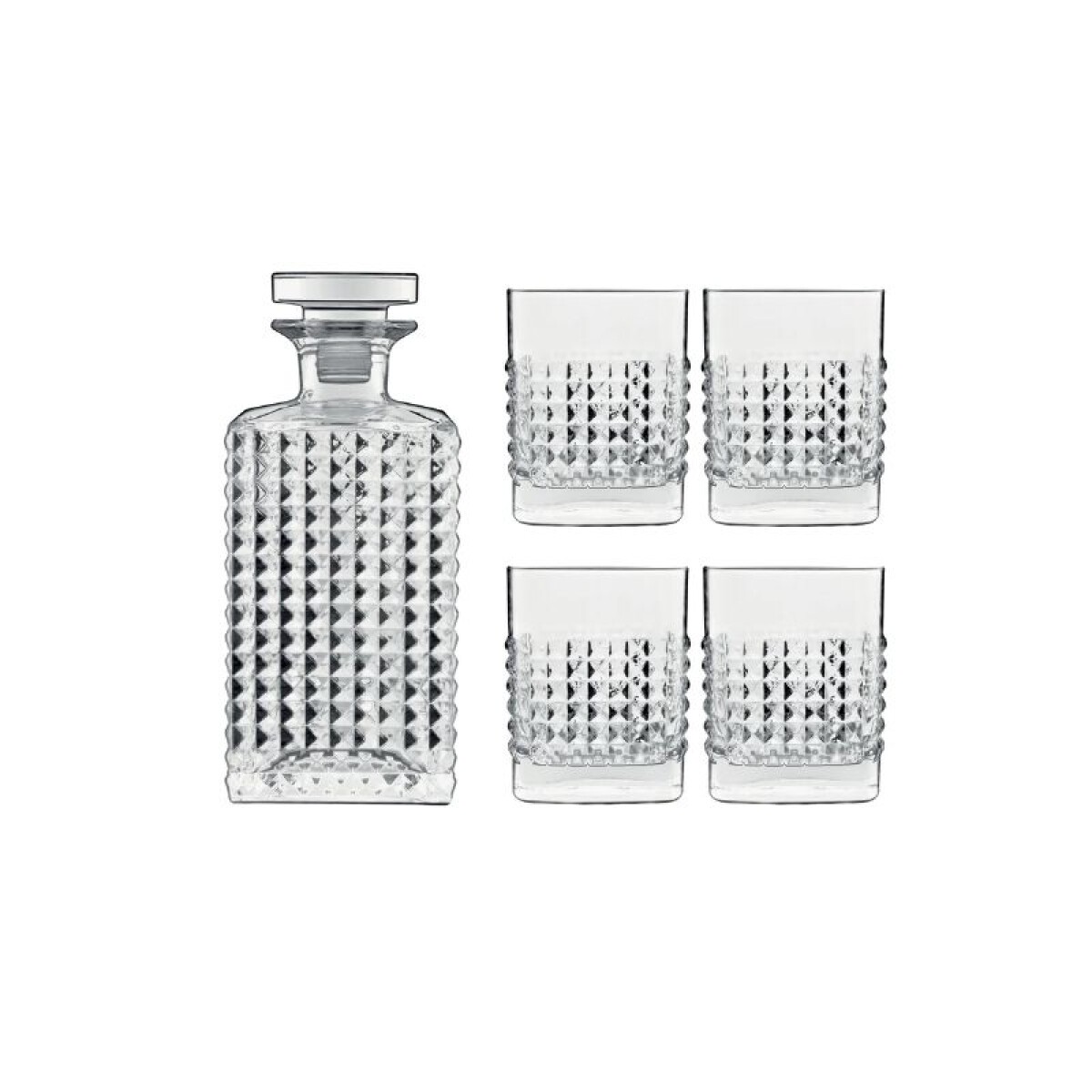 LUIGI BORMIOLI ELIXIR WHISKY SET 5 