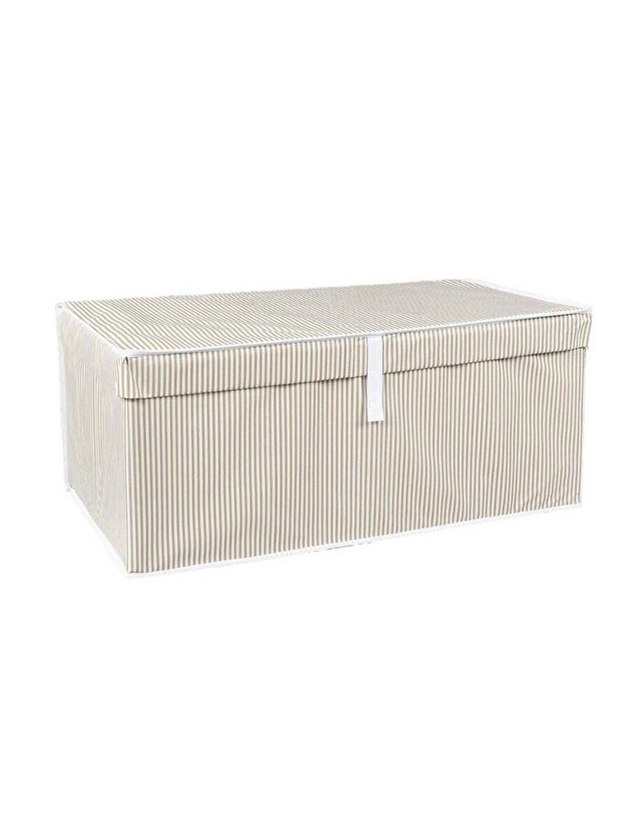CAJA ORGANIZADORA RAYAS - BEIGE 