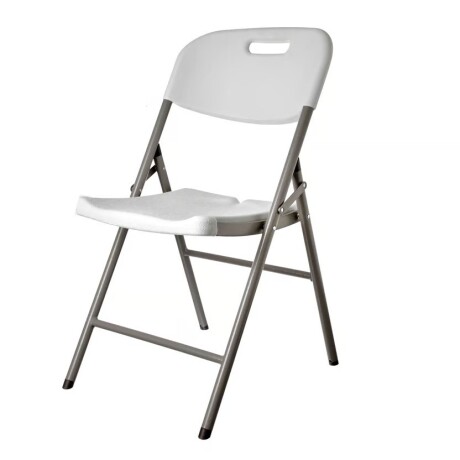 Silla de Exterior Plegable Blanca - Plegable, Apilable y Resistente - HY-Y56 Silla de Exterior Plegable Blanca - Plegable, Apilable y Resistente - HY-Y56