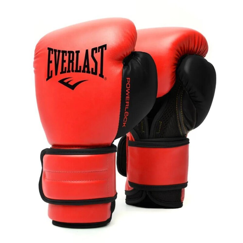 Guantes De Boxeo Powerlock Everlast 12Oz Rojo Rojo
