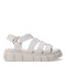 Sandalias de Mujer Bottero de tiras c/velcro Blanco Hueso