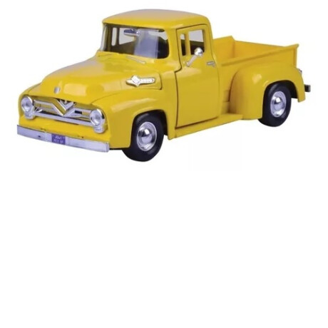 Camioneta Ford F-100 1955 1:24 Amarillo Camioneta Ford F-100 1955 1:24 Amarillo