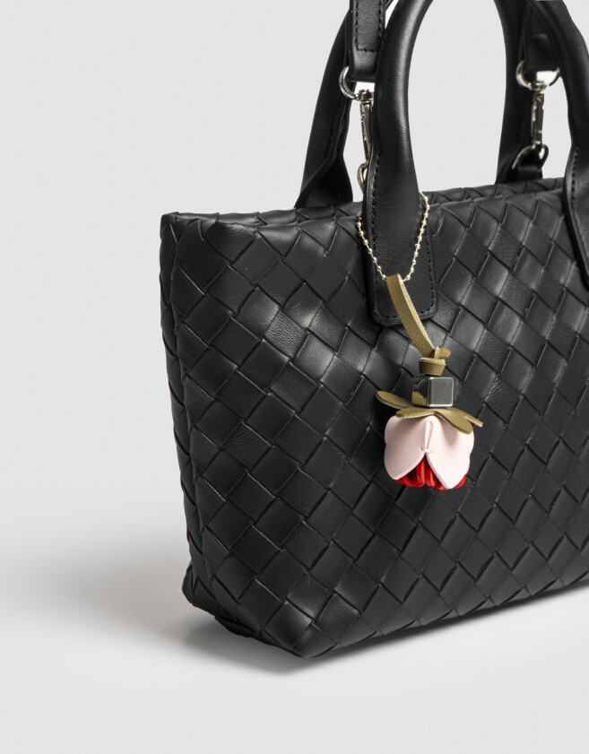 City Cartera City Trenzada - Negro