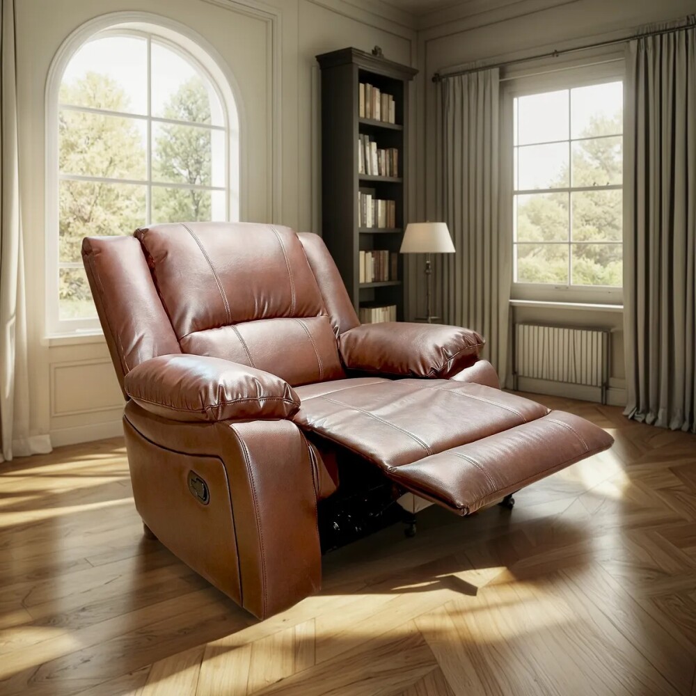 Poltrona Reclinable - 1 Cuerpo - Texas Marron