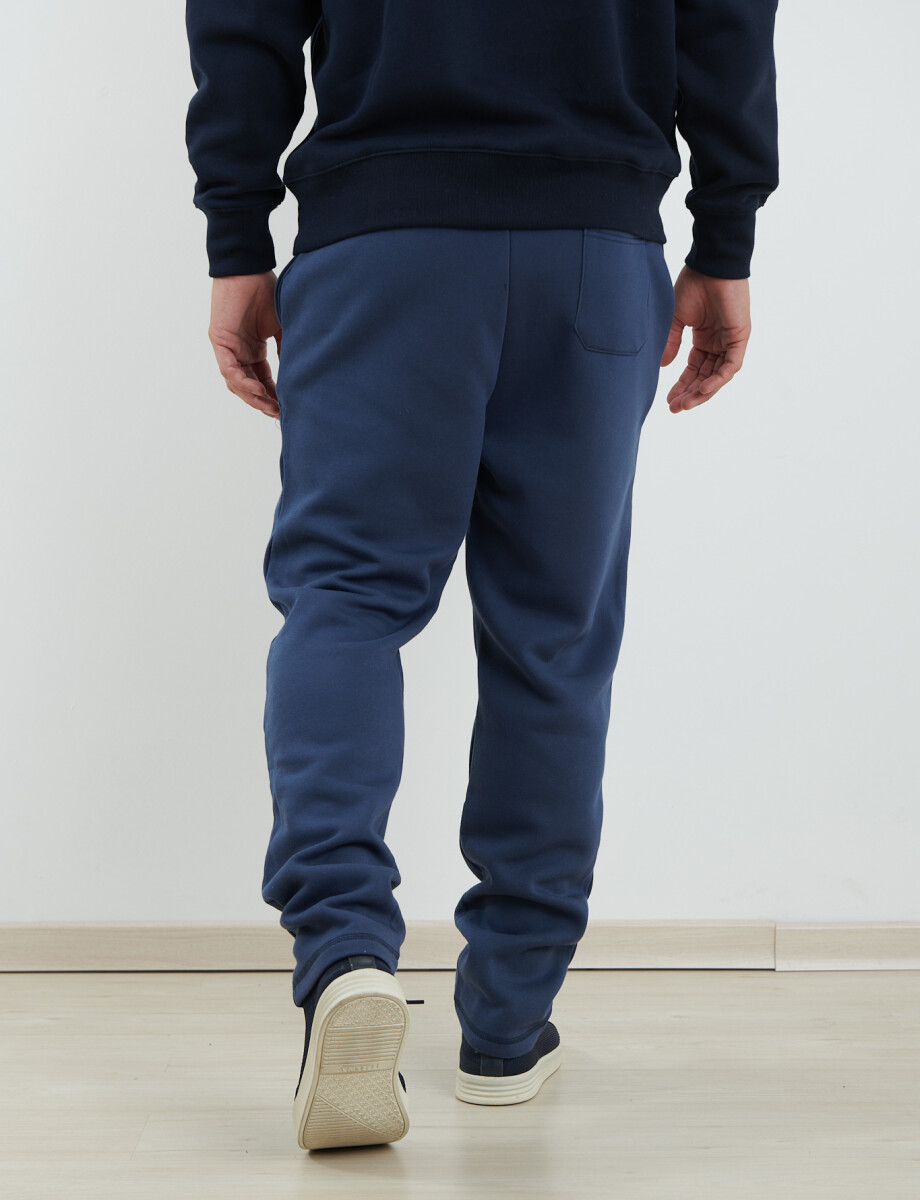 080918 PANTALON HARRY Azul Piedra Melange