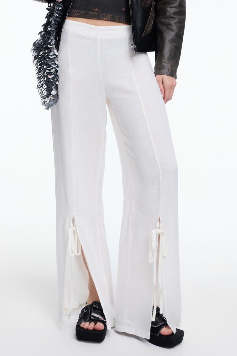 PANTALON LAZOS Crudo