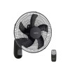 VENTILADOR PUNKTAL DE PARED C/REMOTO PK-422 Negro