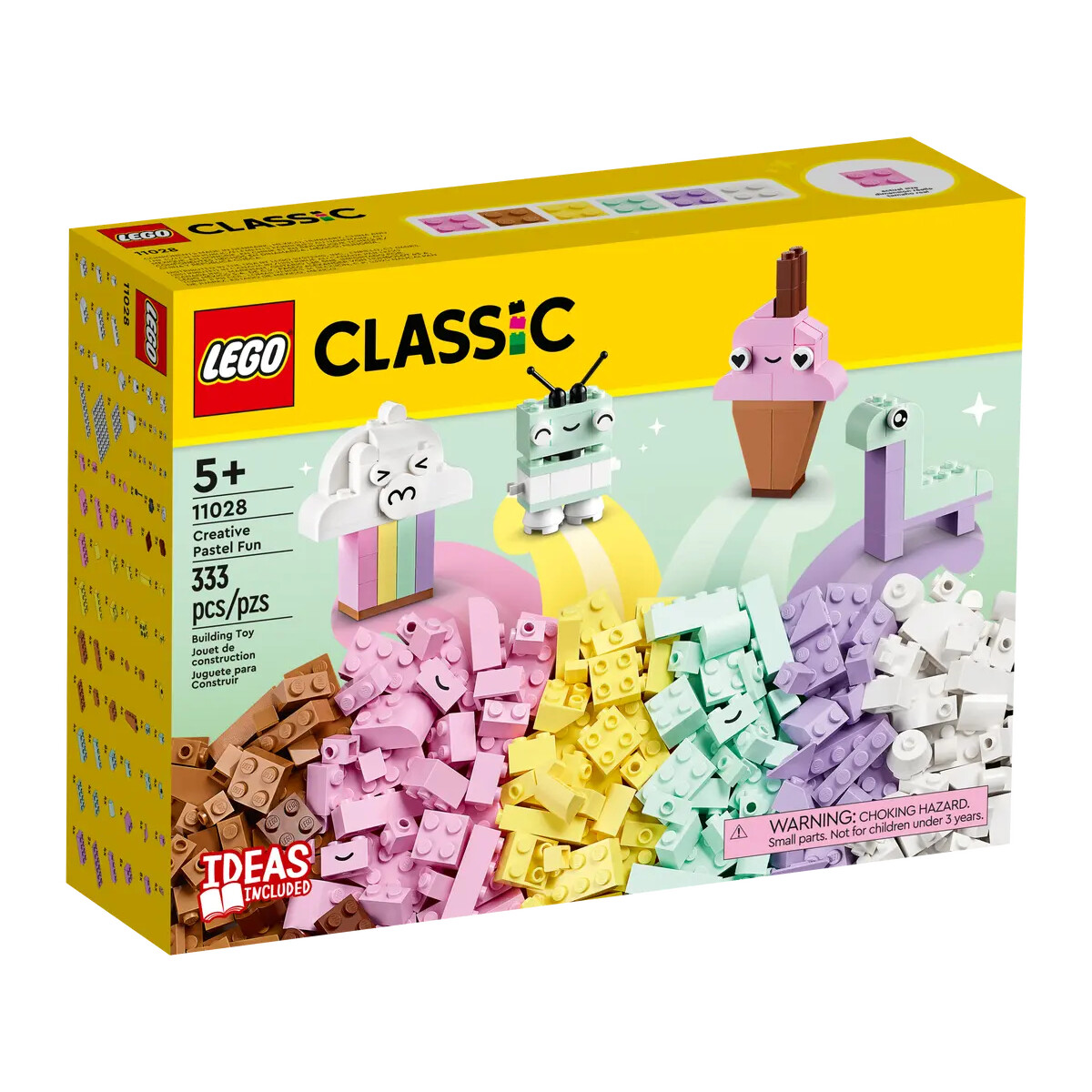 LEGO Classic 333 Pzas - Creative Pastel Fun 