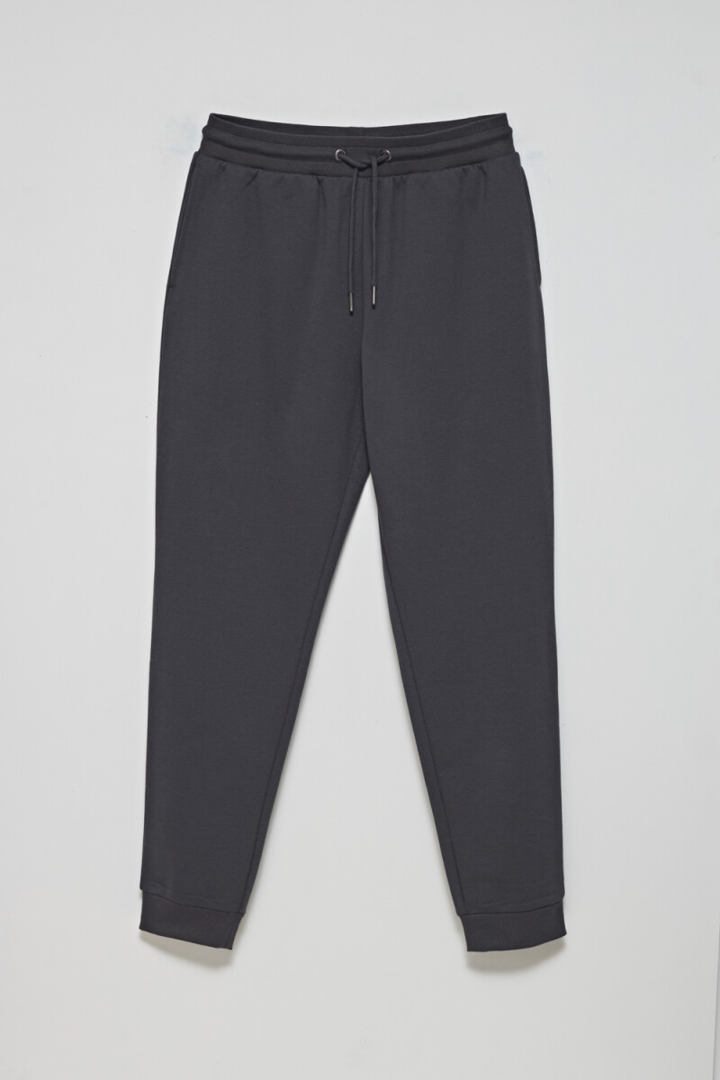 Pantalón deportivo Básico Gris Oscuro