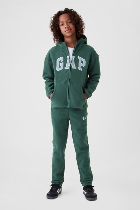 Canguro Polar Con Cierre Logo Gap Niño Moores Green