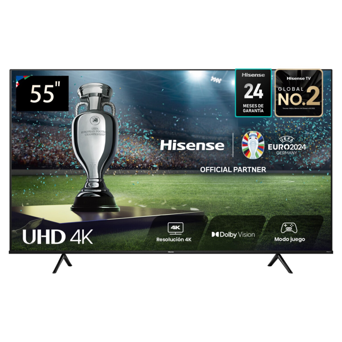 Smart TV Hisense 55" UHD 4K Serie A6H 