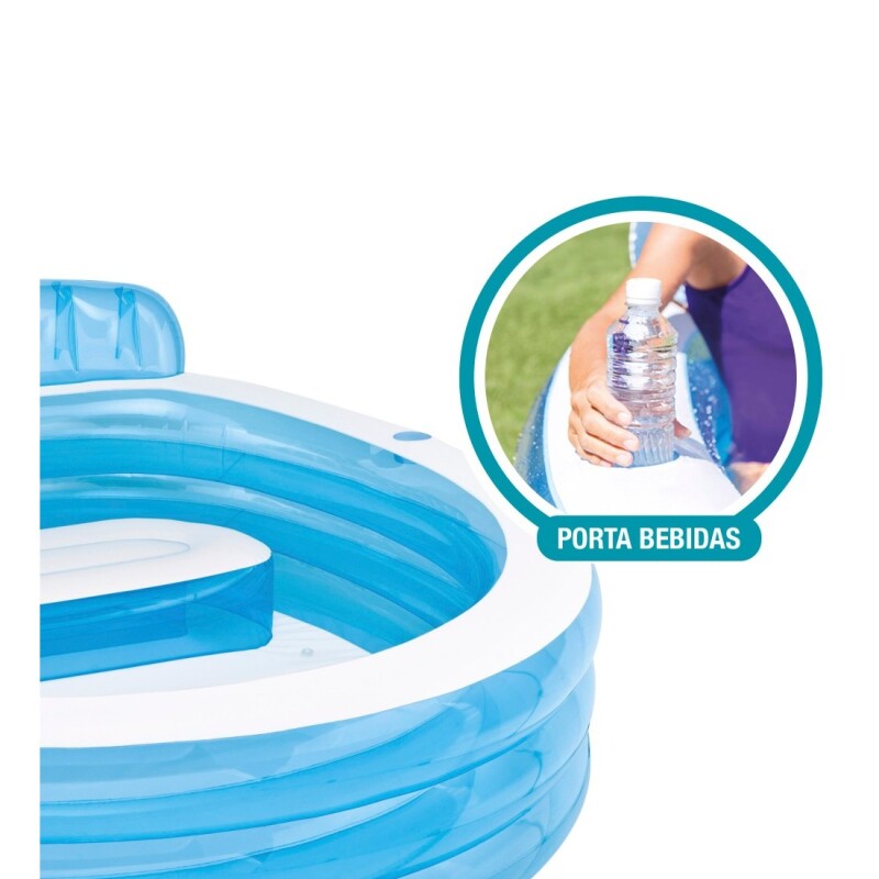 INTEX PISCINA INFLABLE SWIM CENTER CON ASIENTO Intex Piscina Inflable Swim Center Con Asiento