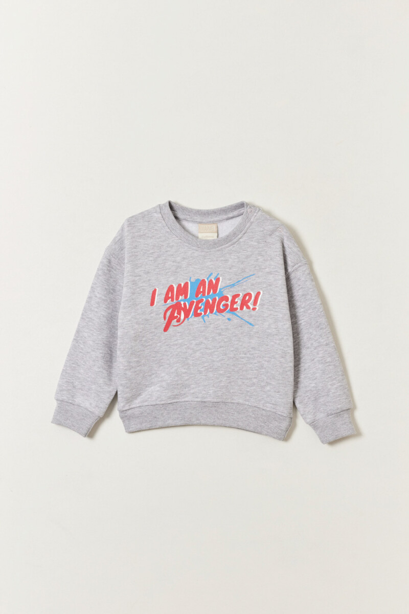 Buzo deportivo - Avengers Gris Melange 