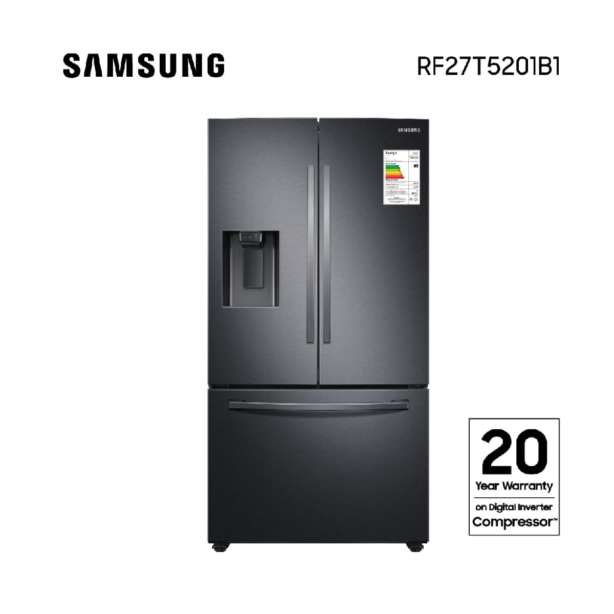 Heladera Samsung French Door Side by Side RF27T5201B1 766L 