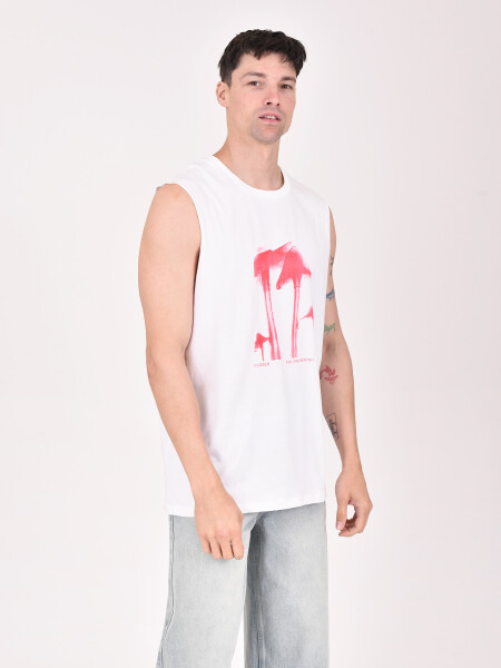 MUSCULOSA CALIFORNIA BLANCO