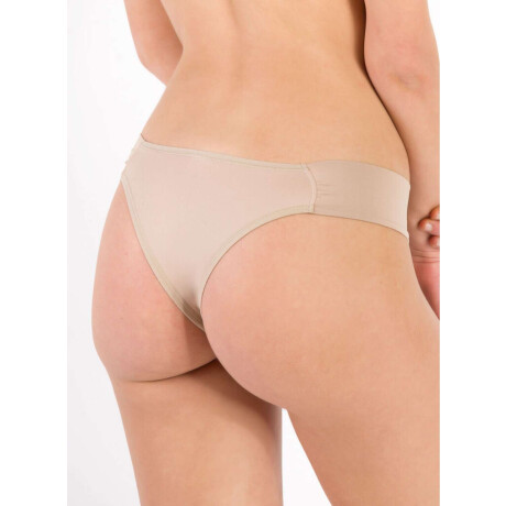 Bikini frunce sacks Marron