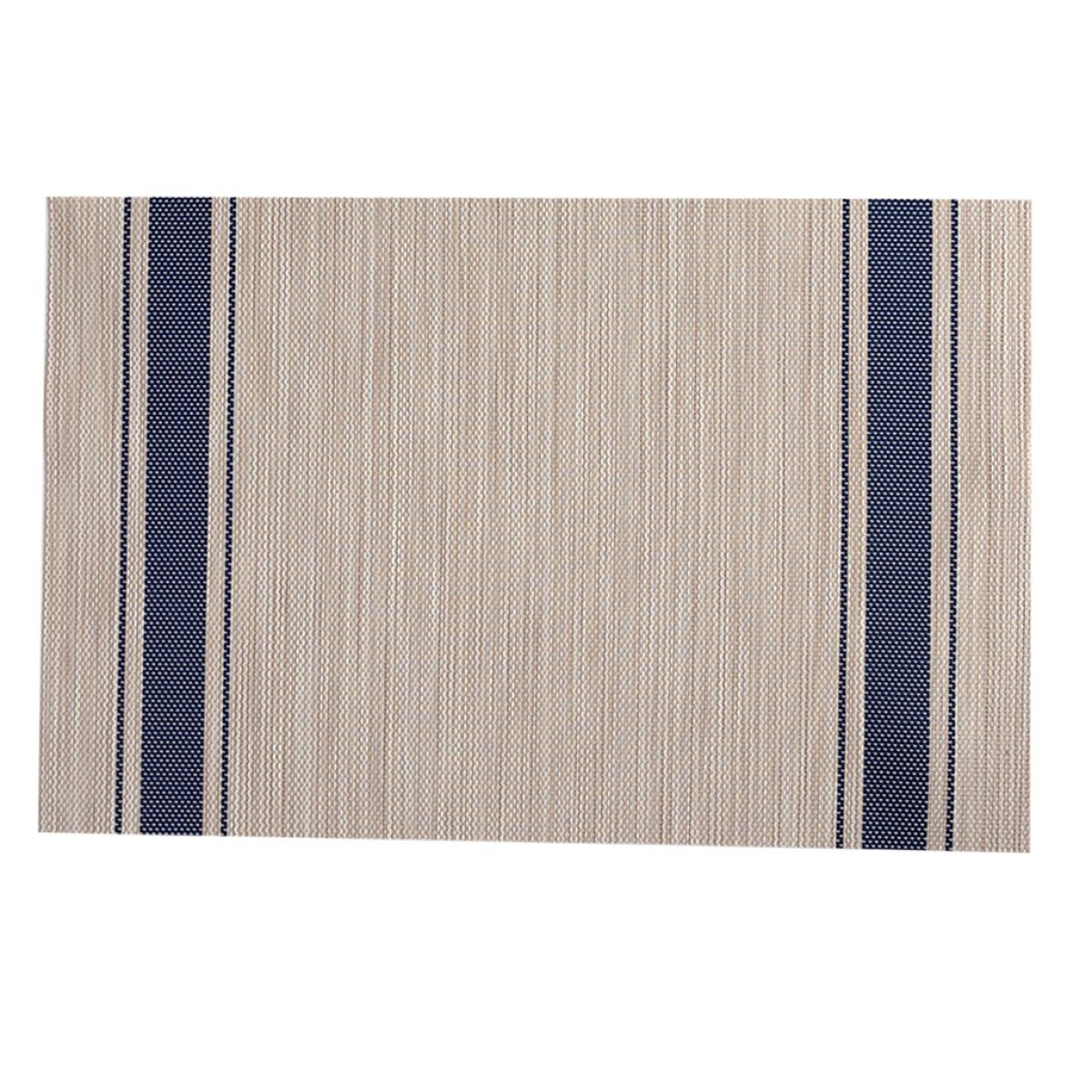 INDIVIDUAL PVC 45x30CM JASPEADO NATURAL/AZUL 
