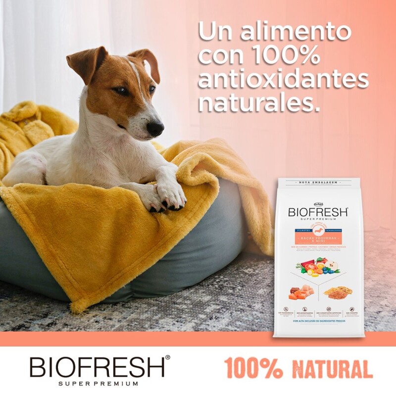 BIOFRESH PERROS ADULTOS RAZAS PEQUEÑAS Y MINI 3 KG