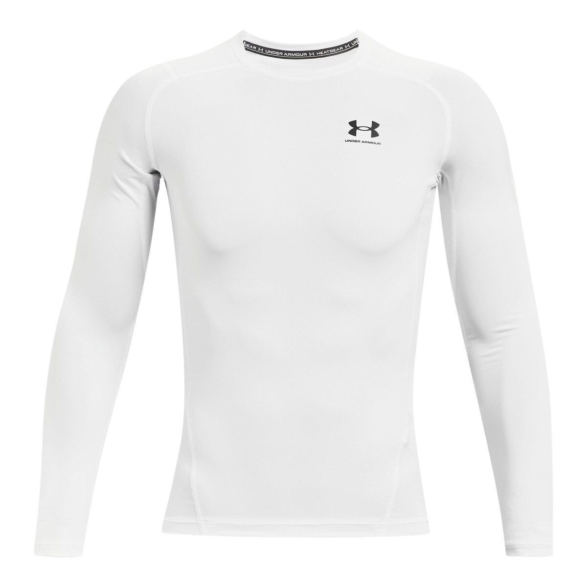 Remera de Hombre Under Armour HeatGear® Long Sleeve - Blanco 