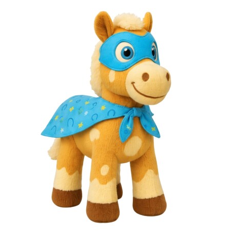 Peluches La Granja Superhéroes Musical 20 cm Percheron MARRON