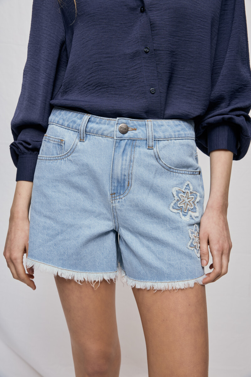 SHORT FLORE Celeste