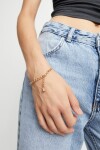 PULSERA CADENA EN ALEACIÓN DE METALES BAÑADAS EN ORO 18K Pulsera