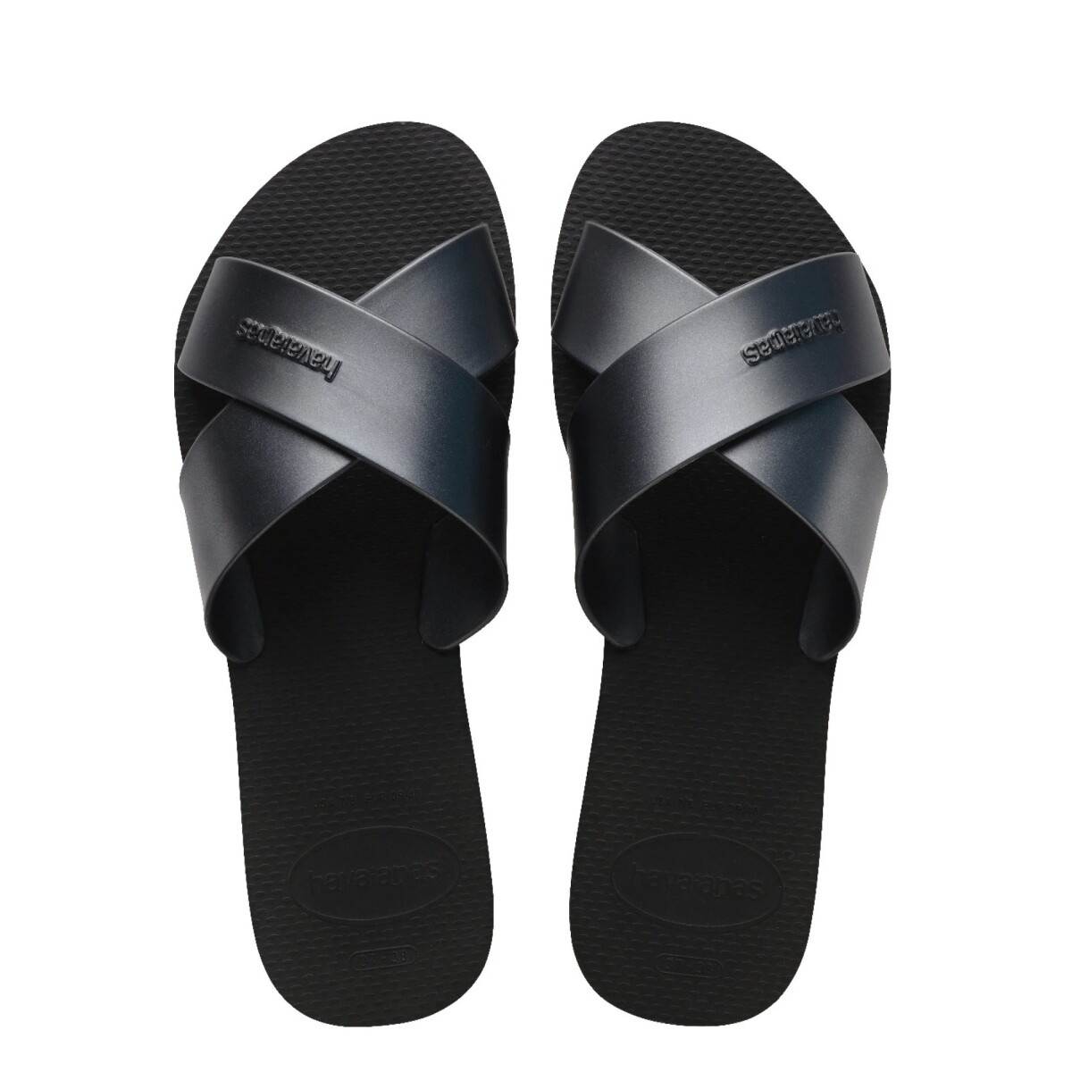 Sandalias de Mujer Havaianas Aqua Metallic Havaianas - Negro 
