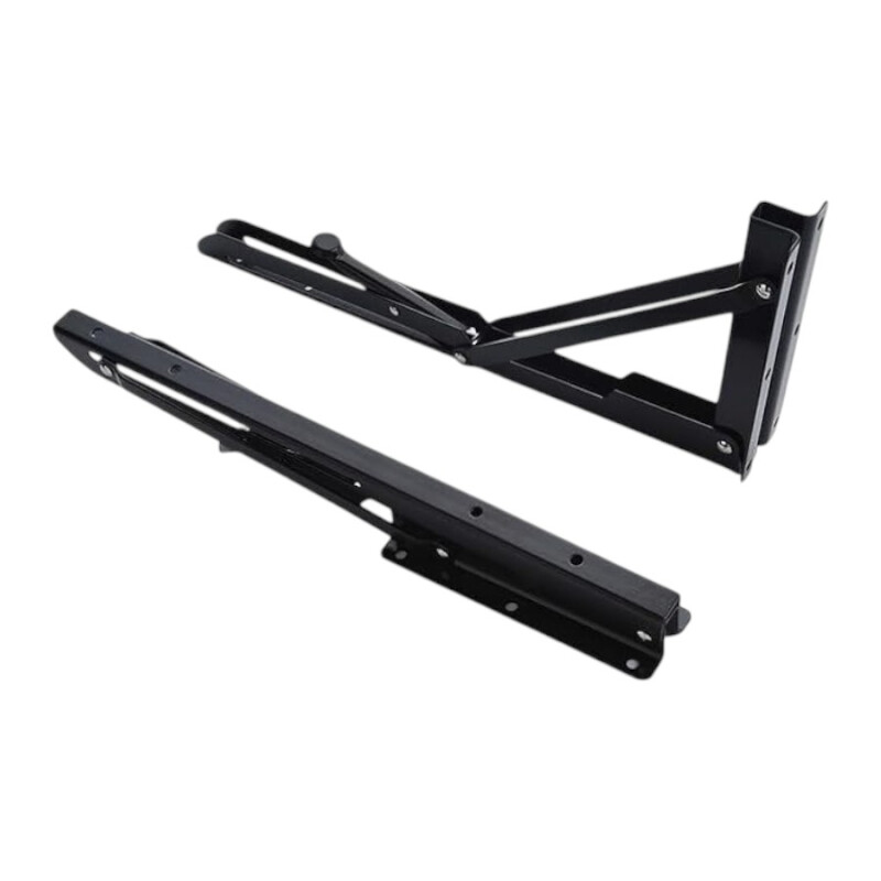 Ménsula metálica plegable 40x17 Negro