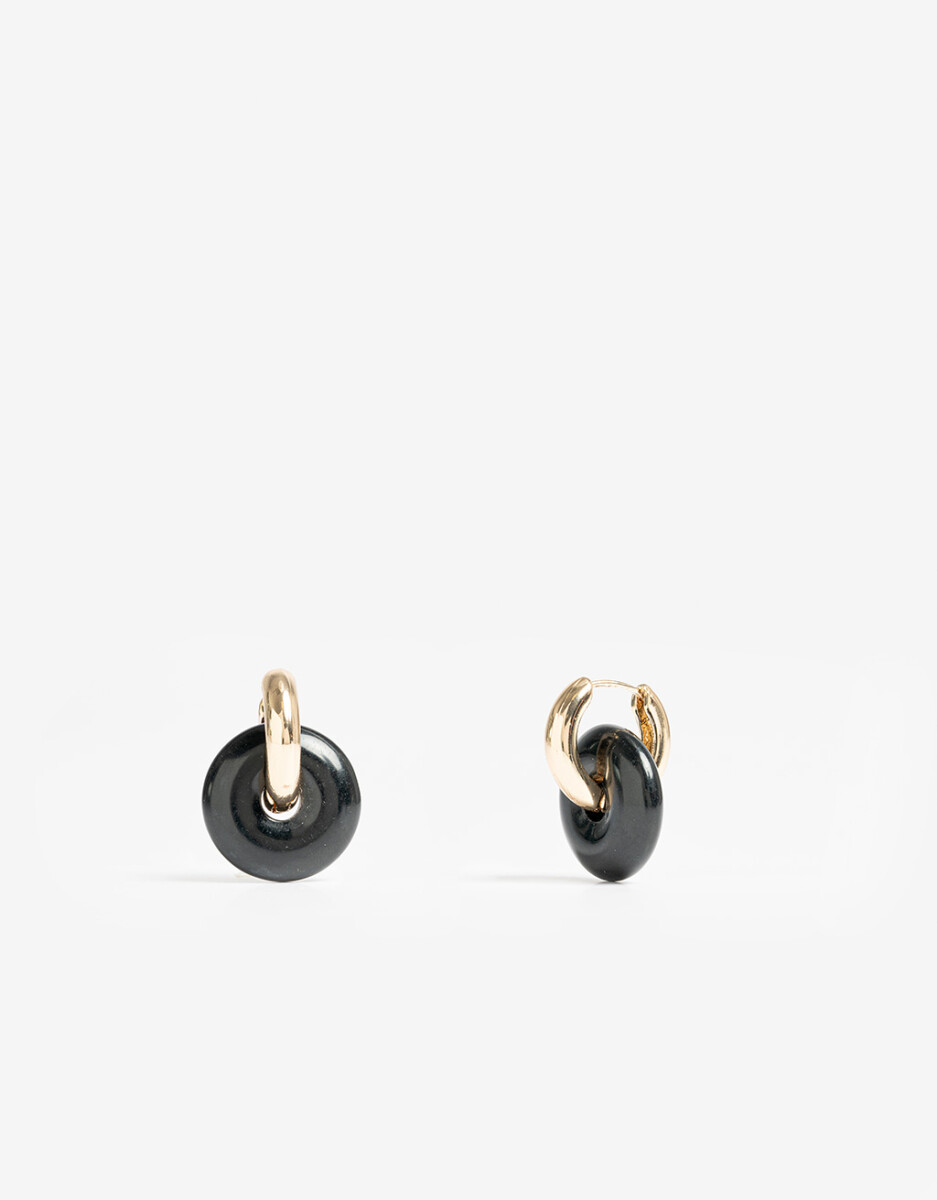 Argollas Con Dona Color 