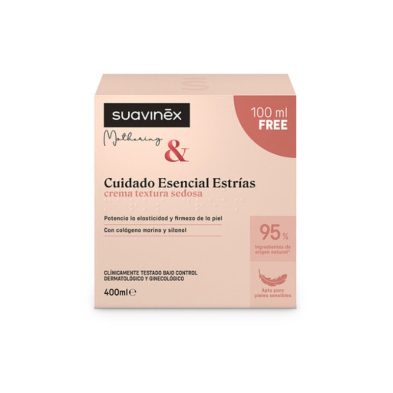 Crema corporal cuidado esencial para estrias 400 ml Suavinex Crema Corporal Cuidado Esencial Para Estrias 400 Ml Suavinex