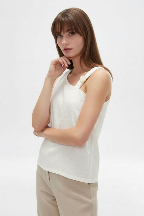 Musculosa Vare Marfil / Off White