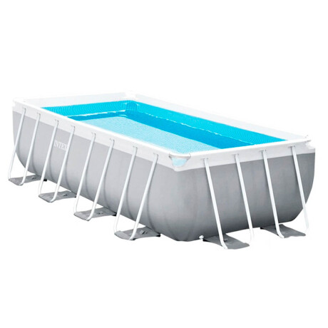 Piscina Intex Estructural 6836L 400x200x100+Bomba Gris claro