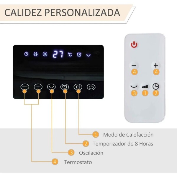 Caloventilador James 2000w Ptc Cvtt 5951 CALOVENTILADOR JAMES 2000W PTC CVTT 5951