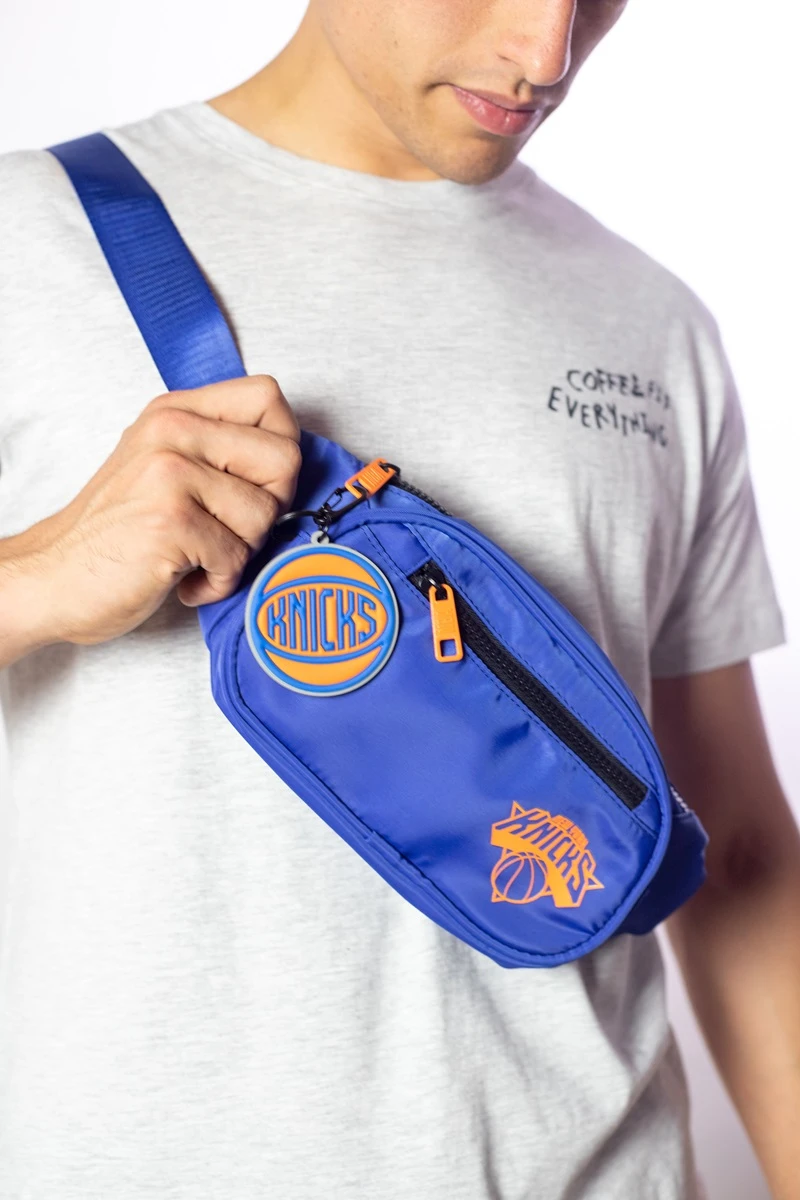 Riñonera nylon doble cierre Knikcs - NBA Azul