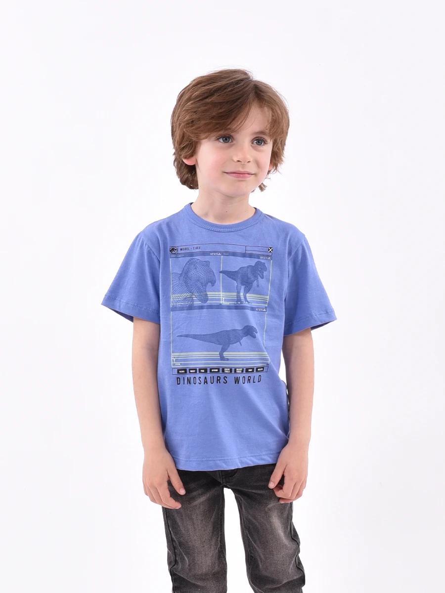 REMERA WORLD - AZUL CLARO 