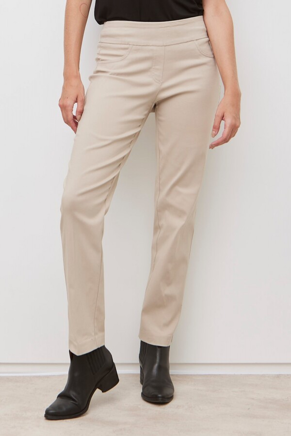 Pantalon Pull On BEIGE