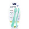 Set x2 cucharas silicona CHICCO verde agua