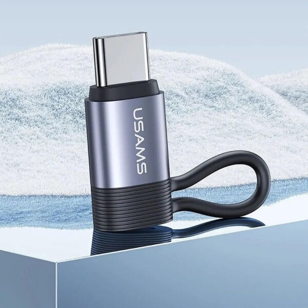 Adaptador Ficha Compatible Con Lightning Tipo C Usams 30W Adaptador Ficha Compatible Con Lightning Tipo C Usams 30W