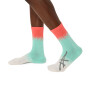 Medias Running Light Mesh Crew Unisex Oasis Green/brilliant White
