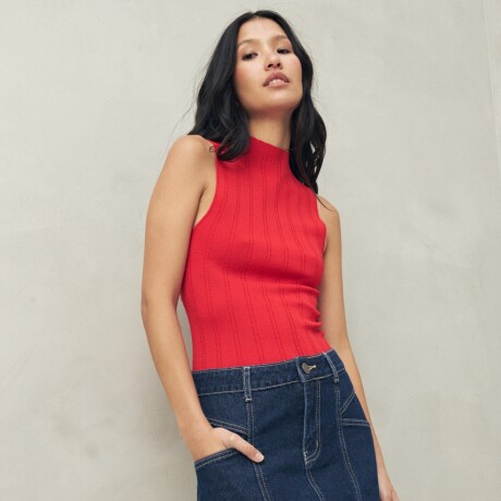 FALDA PRITA Azul Oscuro